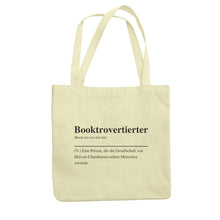 Lade das Bild in den Galerie-Viewer, Booktrovertierter - Jutebeutel